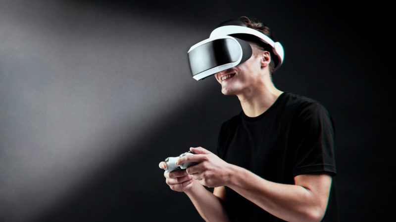 gamer en realité virtuelle